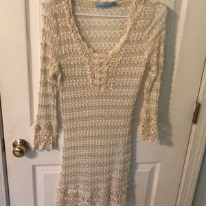 Solitaire swim cover up